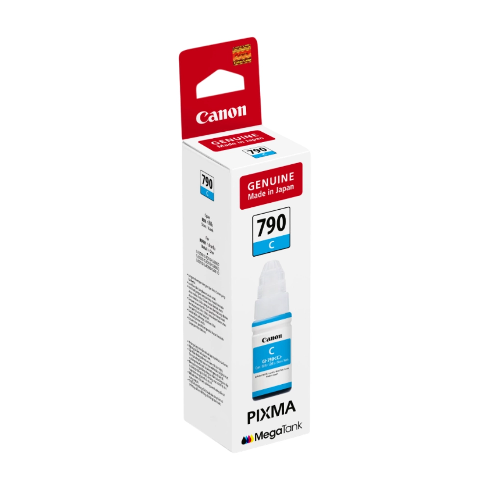 Canon 790 Cyan Inkjet ink Bottle view 3